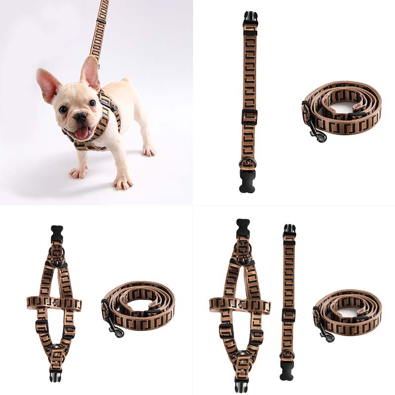 No Pull Dog Harness - สายรัดอกสุนัขแบบปรับได้ ไม่รัดคอ สำหรับสุนัขพันธุ์กลางและใหญ่ เช่น บูลด็อก พร้อมสลักชื่อฟรี