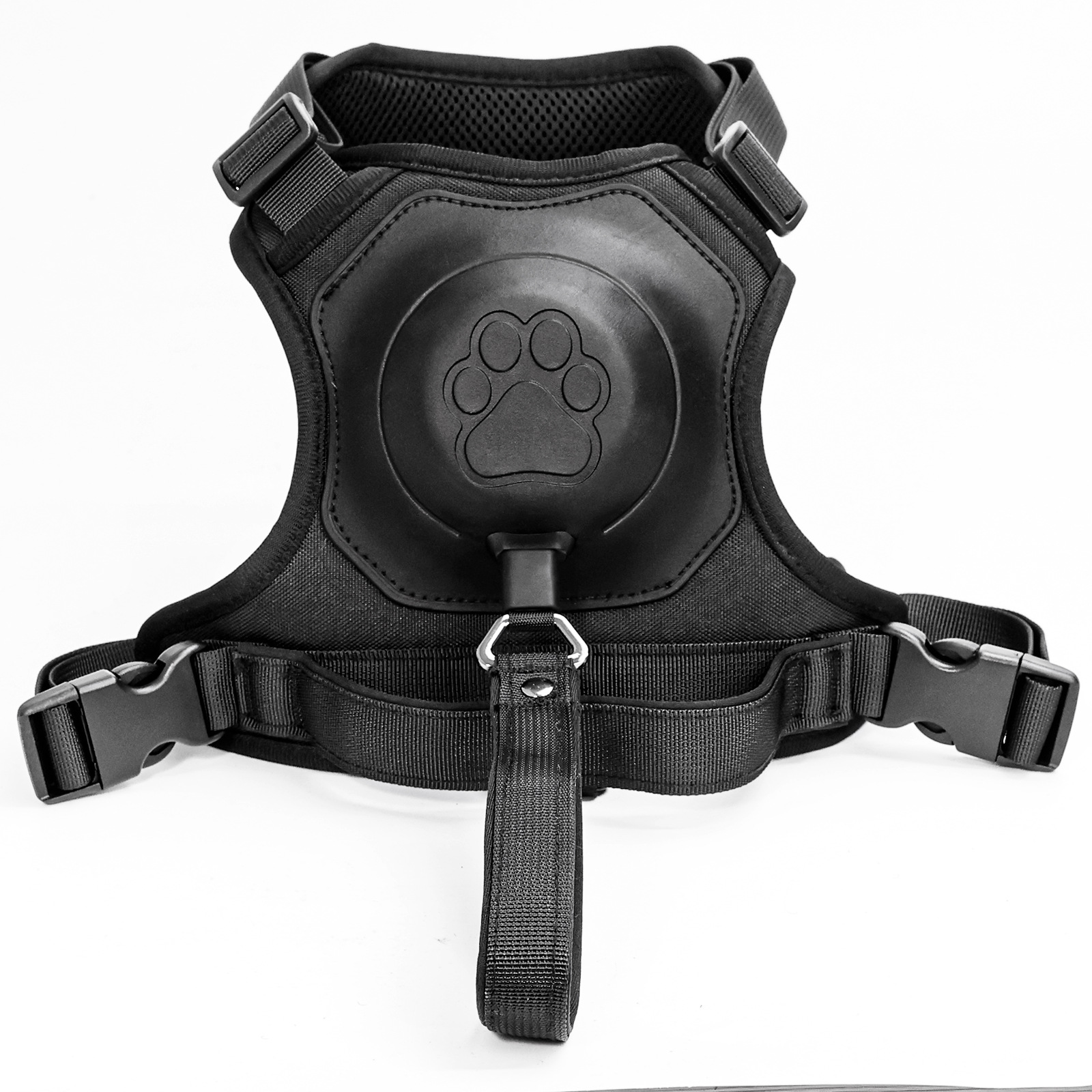 No Pull Dog Harness - สายจูงสุนัขแบบรัดอกพร้อมสายรัดแบบยืดหดได้ สำหรับสุนัขขนาดกลางและขนาดใหญ่ ป้องกันการหลุดรอด สายรัดแบบเสื้อกั๊ก ไม่รัดคอ