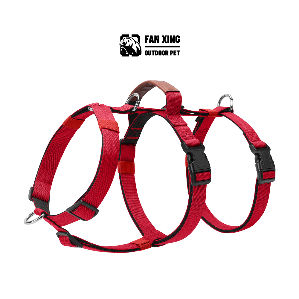 No Pull Dog Harness - F5021 สายรัดป้องกันการหลุดแบบไม่ต้องดึงสำหรับสุนัขและสัตว์เลี้ยงขนาดกลางและขนาดใหญ่ - ดีไซน์ควบคุม 3 จุด