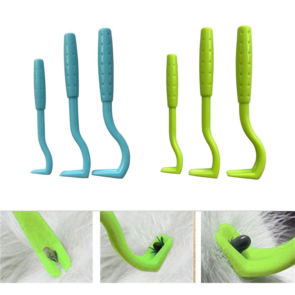 Pet Supplies Wholesale - ที่คีบกำจัดเห็บหมัด 3 ชิ้น อุปกรณ์กำจัดเห็บหมัดสำหรับสัตว์เลี้ยง แมว สุนัข