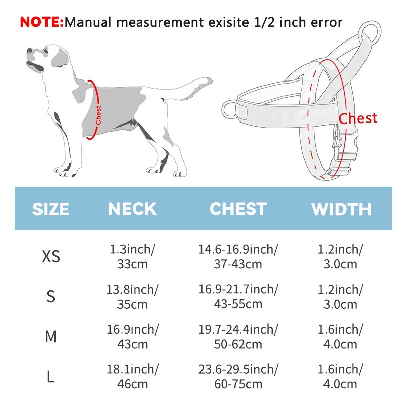 สายรัดอกสุนัขแบบสะท้อนแสง ป้อง - No Pull Dog Harness บทวิจารณ์และราคา