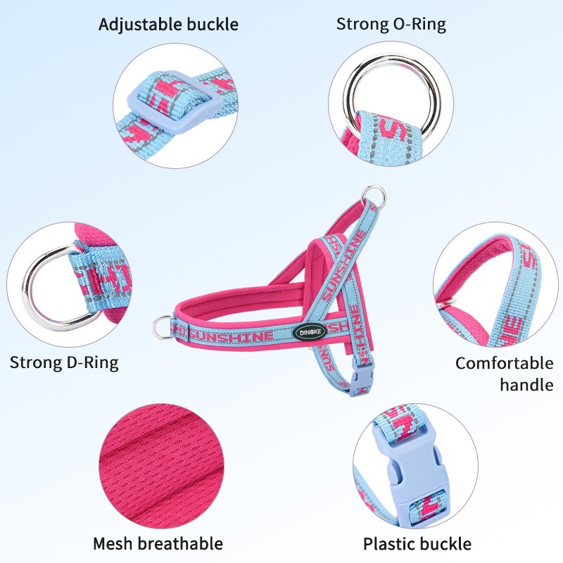 สายรัดอกสุนัขแบบสะท้อนแสง ป้อง - No Pull Dog Harness บทวิจารณ์และราคา