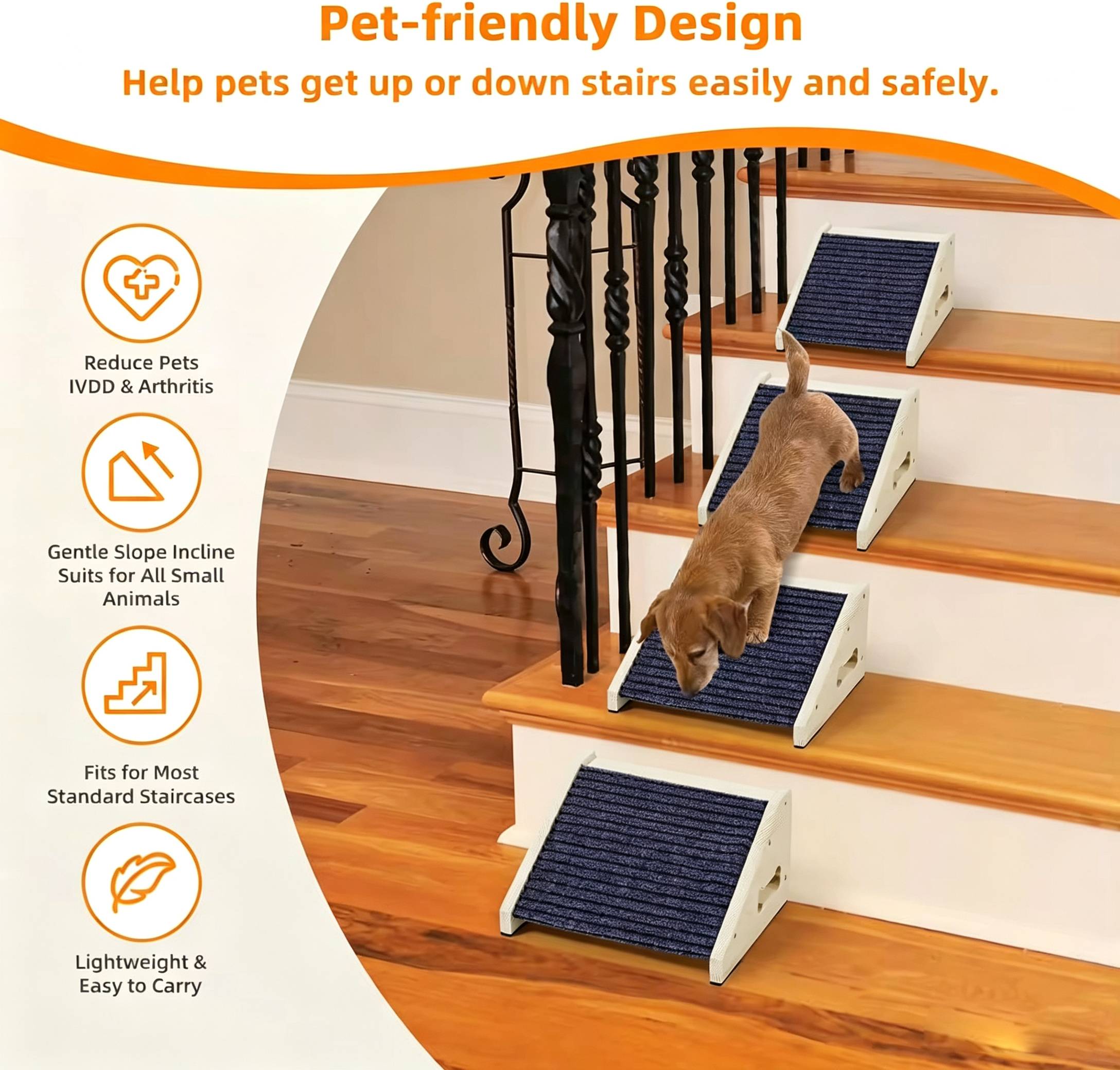 บันไดไม้สำหรับสุนัข ทางลาดสำหร - Calming Dog Bed บทวิจารณ์และราคา