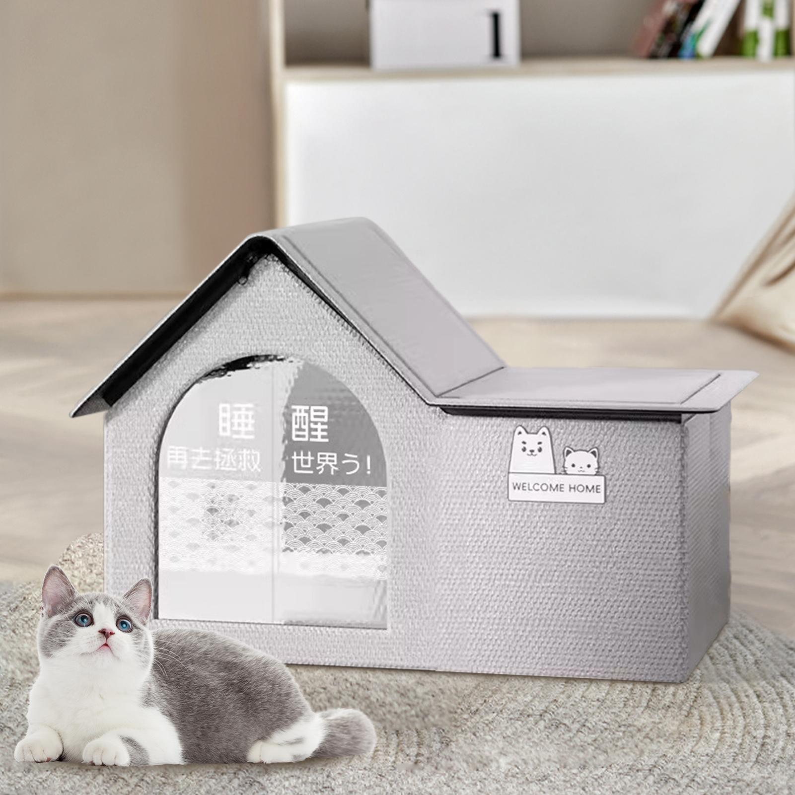 ที่พักแมวในบ้านแบบพับได้พร้อมแ - Pet Supplies Wholesale บทวิจารณ์และราคา