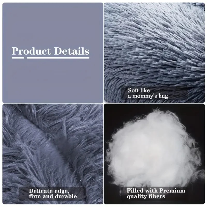เตียงสัตว์เลี้ยงทรงกลมแบบซักได - Calming Dog Bed บทวิจารณ์และราคา