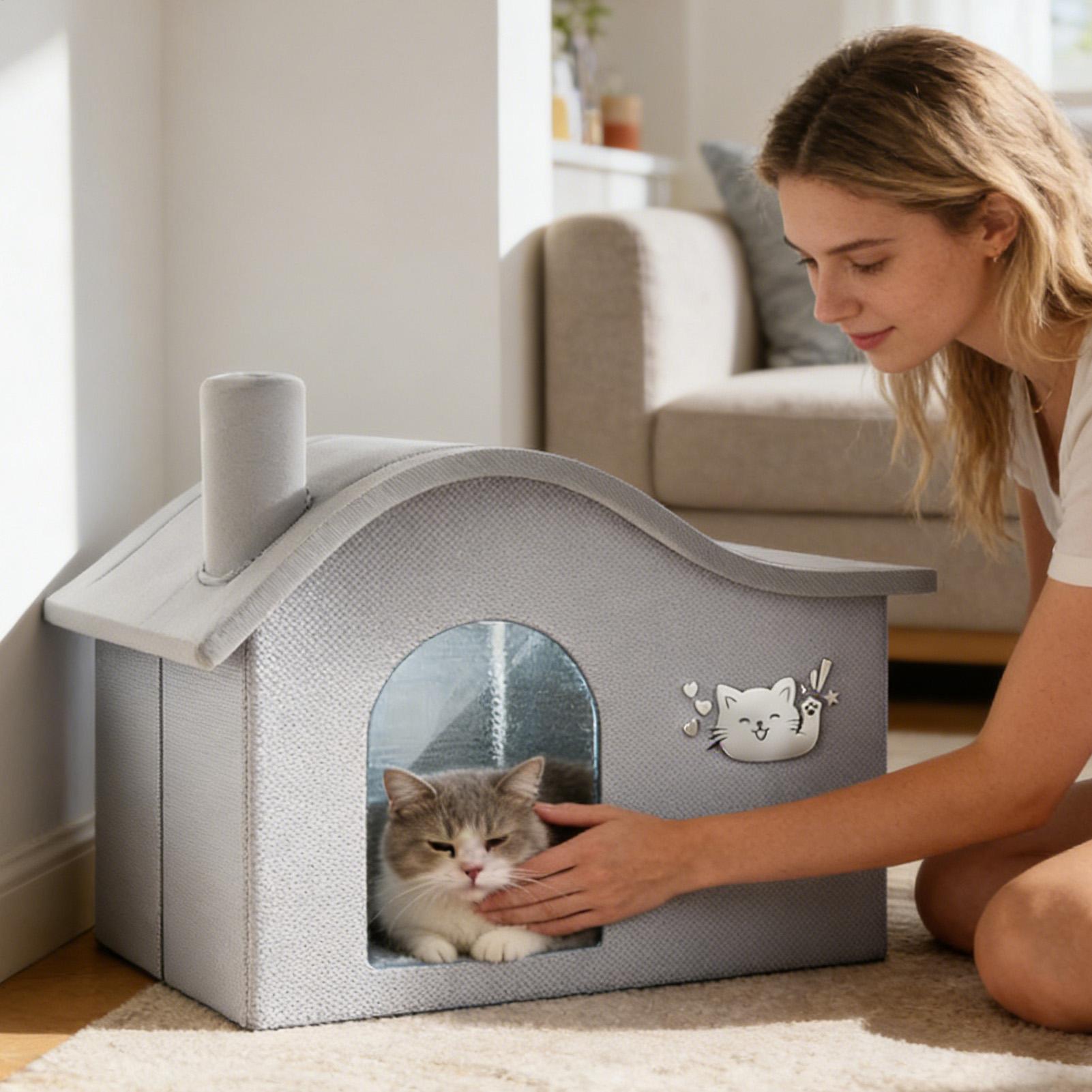 บ้านน้ำแข็งพับได้สำหรับแมวและส - Calming Dog Bed บทวิจารณ์และราคา