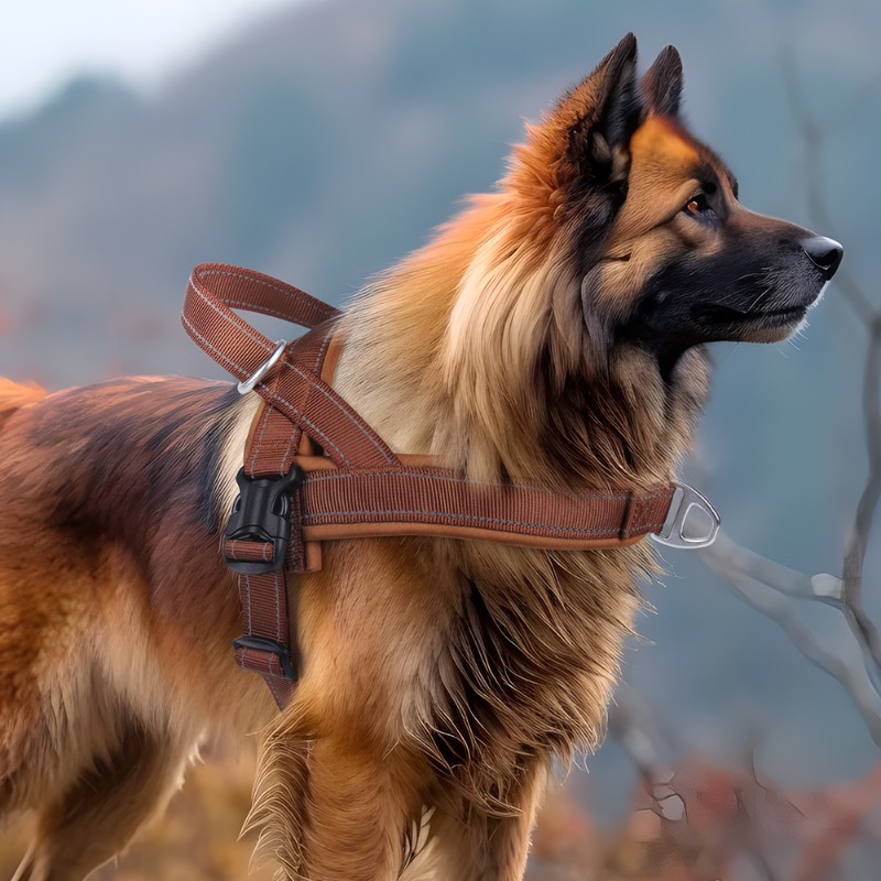 สายรัดสุนัขแบบยุทธวิธี ไม่ดึง  - No Pull Dog Harness บทวิจารณ์และราคา