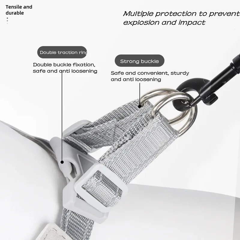 สายรัดสุนัขสัตว์เลี้ยงไม่มีผ้า - No Pull Dog Harness บทวิจารณ์และราคา