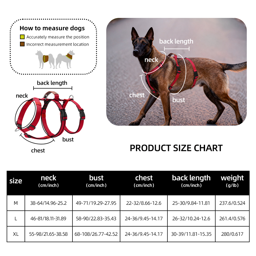 F5021 สายรัดป้องกันการหลุดแบบไ - No Pull Dog Harness บทวิจารณ์และราคา