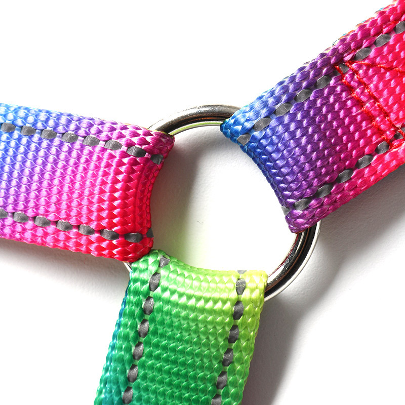 ชุดสายจูงสุนัขสีรุ้ง Zhenjia ช - No Pull Dog Harness บทวิจารณ์และราคา